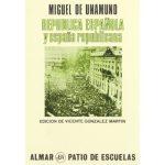 Libro Republica española y España republicana, Unamuno, ISBN 9788474550115.  Comprar en Buscalibre