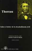Sobre El Deber De La Desobediencia Civil (Cizaña Baja Al Agora) : Thoreau,  Henry David: Amazon.es: Libros